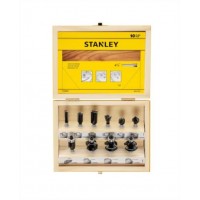 JOGO DE FRESAS PARA TUPIA 10PCS (1/4'') STANLEY